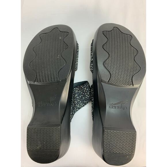 Dansko Womens Sophie Sandal Black Dots Size 40 US 9.5-10 - Picture 9 of 9